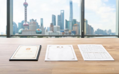 上海居住证积分职称申请相关材料示意